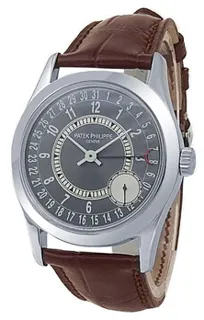 Patek Philippe Calatrava 6000G-010 White gold Gray