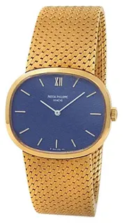 Patek Philippe Ellipse 3745 31mm 18kt Yellow Gold Blue