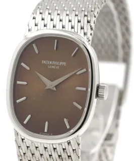 Patek Philippe Golden Ellipse 4226 23mm White gold Brown