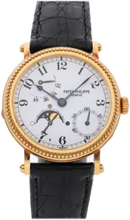 Patek Philippe Moonphase 5015J-001 35mm Yellow gold White