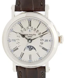 Patek Philippe Perpetual Calendar 5159G 18k white gold Silver