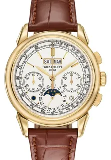 Patek Philippe Perpetual Calendar Chronograph 5270J-001 41mm Yellow gold Silver