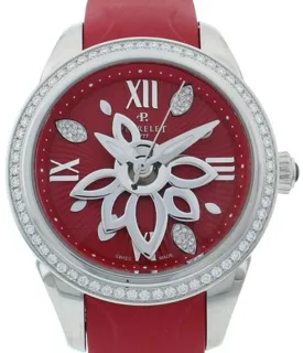 Perrelet New Diamond Flower A2066/C 36.5mm Stainless steel Red