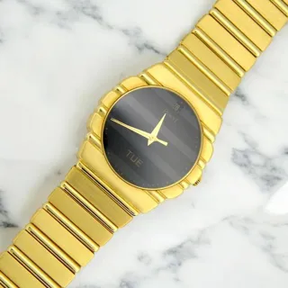 Piaget Polo 15562C701 32mm Yellow gold Black