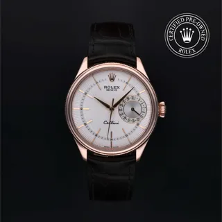 Rolex Cellini 50515 39mm Rose gold Silver