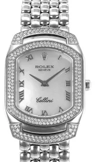 Rolex Cellini Cellissima 6693 24mm 18k white gold White