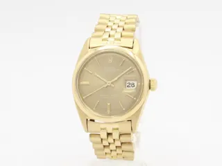 Rolex Datejust 1600 18k yellow gold Champagne