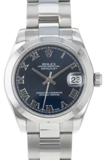 Rolex Datejust 178240BLRO Stainless steel Blue