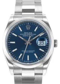 Rolex Datejust 36 126200BLSO Stainless steel Blue