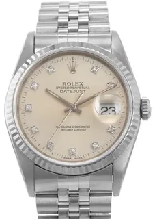 Rolex Datejust 36 16234 SDJ Stainless steel Silver