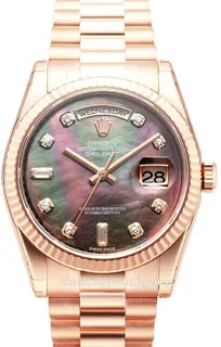 Rolex Day-Date 118235F-0007 36mm Rose gold Brown