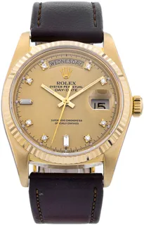 Rolex Day-Date 18038 Yellow gold Champagne