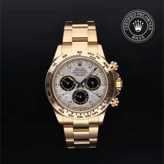 Rolex Daytona 116508-0015 40mm Yellow gold Gray