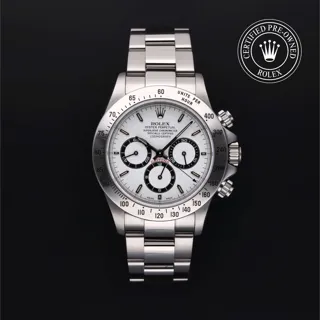 Rolex Daytona 16520 40mm Stainless steel White