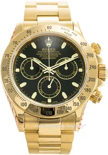 Rolex Daytona 116528/14 40mm 18k yellow gold Black