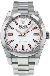 Rolex Milgauss 116400 Stainless steel White