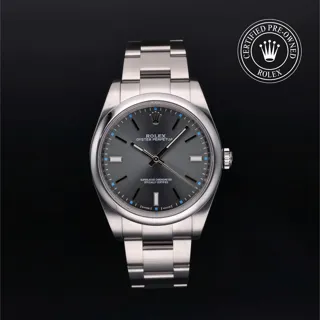 Rolex Oyster Perpetual 114300 39mm Stainless steel Gray