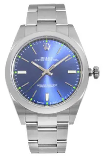 Rolex Oyster Perpetual 114300BLSO Stainless steel Blue