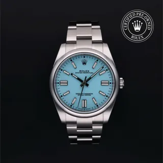 Rolex Oyster Perpetual 124300-0006 41mm Stainless steel Turquoise