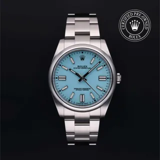 Rolex Oyster Perpetual 124300-0006 41mm Stainless steel Turquoise