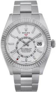 Rolex Sky-Dweller 336934-0003 White gold and Stainless steel White