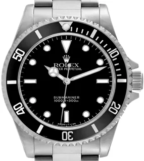 Rolex Submariner (No Date) 14060 Stainless steel Black