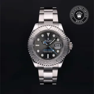 Rolex Yacht-Master 116622-0003 Platinum and Stainless steel Gray