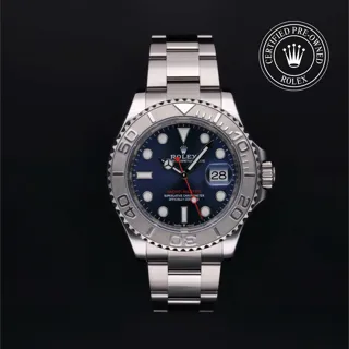 Rolex Yacht-Master 126622-0002 Platinum and Stainless steel Blue