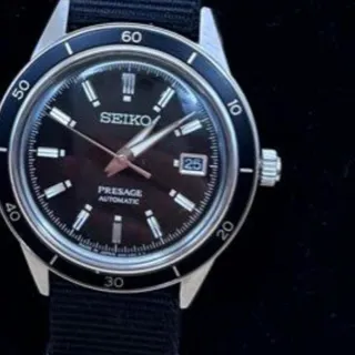 Seiko Presage SRPG09J1 Stainless steel Black