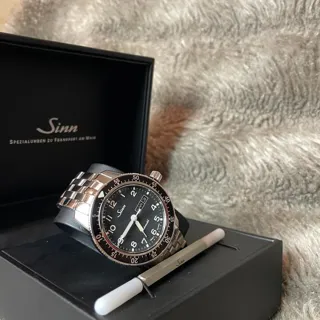 Sinn 104 104.011 41mm Stainless steel Black