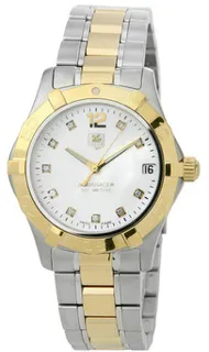 TAG Heuer Aquaracer WAF1320.BB0820 Yellow gold and Stainless steel White