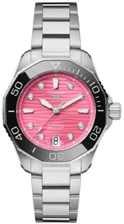 TAG Heuer Aquaracer M130949 36mm Stainless steel Pink