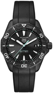 TAG Heuer Aquaracer M133892 40mm black DLC-coated steel Black