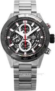 TAG Heuer Carrera Calibre HEUER 01 CAR201U.BA0766 Ceramic and Stainless steel Skeletonized