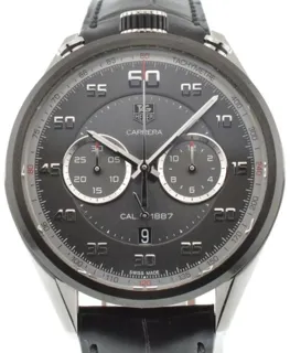 TAG Heuer Carrera CAR2C12.FC6327 45mm Titanium and Stainless steel Black