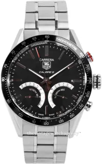 TAG Heuer Carrera CV7A12.BA0795 43mm Stainless steel Black