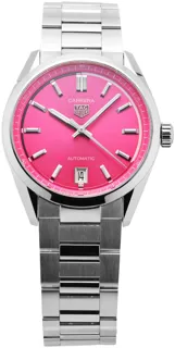 TAG Heuer Carrera WBN2313.BA0001 36mm Stainless steel Pink