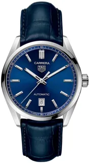 TAG Heuer Carrera 39mm Stainless steel blue