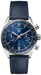 TAG Heuer Carrera 39mm Stainless steel Blue