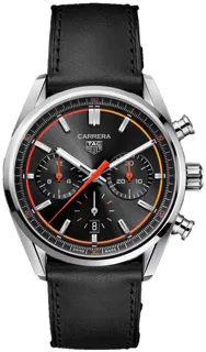 TAG Heuer Carrera 42mm Stainless steel Black