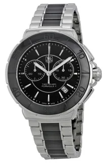 TAG Heuer Formula 1 CAH1210.BA0862 41mm Ceramic and Stainless steel Black