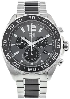 TAG Heuer Formula 1 CAZ1011.BA0843 42mm Ceramic and Stainless steel Gray