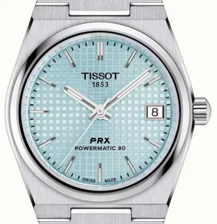 Tissot PRX Powermatic 80 T137.407.11.351.00 40mm Stainless steel Blue