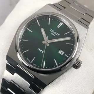 Tissot PRX T137.210.11.081.00 35mm Stainless steel Green