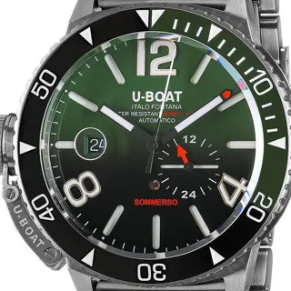 U-Boat Dive Watch 9520/MT 46mm Stainless steel Green