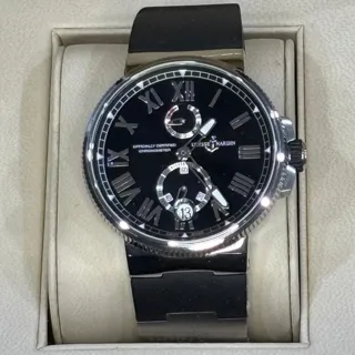 Ulysse Nardin Marine 1183-122 45mm Stainless steel Black