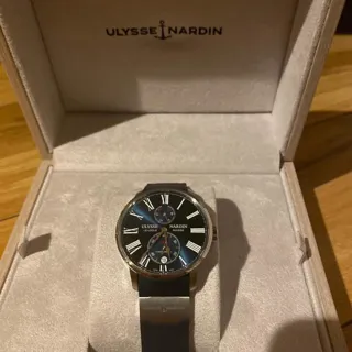 Ulysse Nardin Marine 1183-310/43 42mm Stainless steel Blue