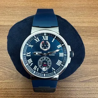 Ulysse Nardin Marine Chronometer Manufacture 1183-126-3/43 43mm Stainless steel Blue