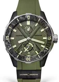 Ulysse Nardin Marine 1183-170-8A/3A 44mm Stainless steel Green