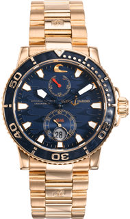 Ulysse Nardin Maxi Marine 266-36LE-8M 42mm Rose gold Blue